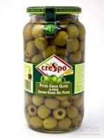 Pitted Green Olives Crespo