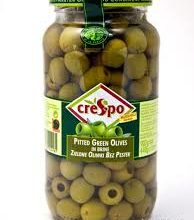 Pitted Green Olives Crespo