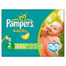 Nappies Baby Dry Size 2  - Pampers
