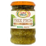 Sacla Italia Basil Pesto – free from dairy, gluten, wheat 190g