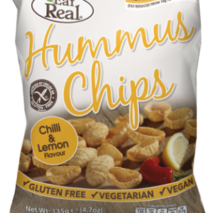 Eat real hummus chips chilli & lemon flavour - 45g