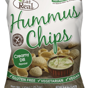 Eat real hummus chips creamy dill flavour 45g