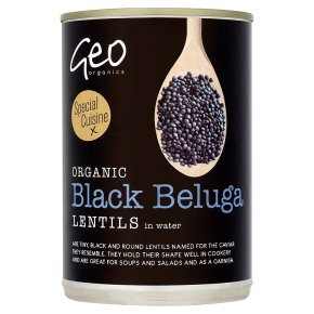 Geo black beluga lentils - 400g